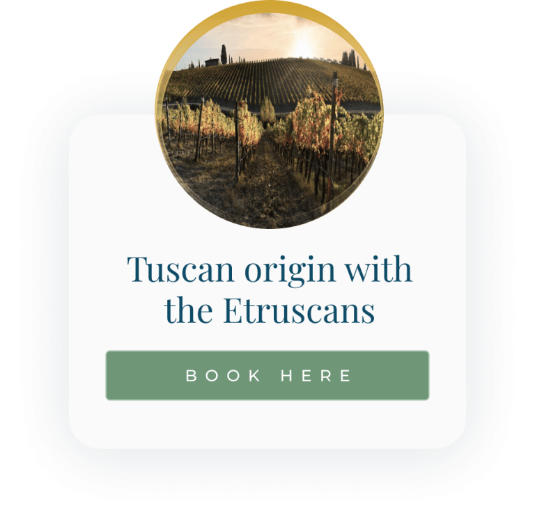 Tuscan origin with the Etruscans